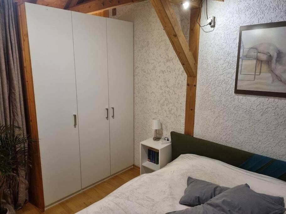 Gemuetliche Dachgeschosswohnung Erfurt Eksteriør billede